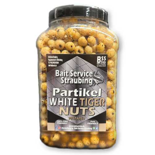 Particles Prepared WhiteTigernuts Ready to fish - 2,5 Liter