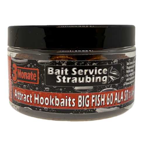 Attract Hookbaits Big Fish 60 + Ala SR - 20 und 24 mm Rund