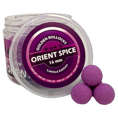Pop Ups Golden Bollocks - Orient Spice 16 mm