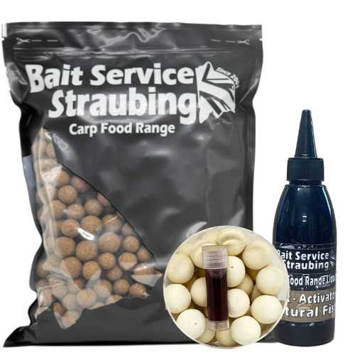 BUNDLE - Boilie Natural Fish ab 3 kg 18, 20 & 24 mm + 1x...