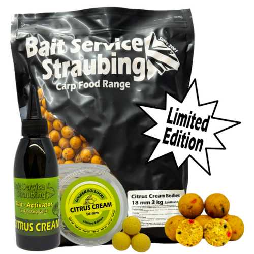 Bundle 2 - Boilie Citrus Cream 3 kg 18 mm + 1x Activator + 1x Pop Up