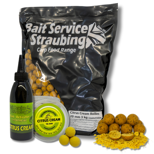 Bundle 2 - Boilie Citrus Cream 3 kg 20 mm + 1x Activator + 1x Pop Up