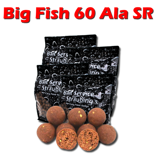Big Deal - 20 kg Big Fish 60 Ala SR  Boilie f�r 8,50 &euro; / Kg