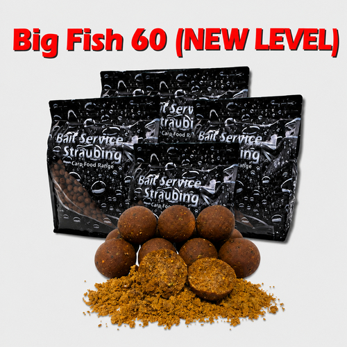 Big Deal - 20 kg Big Fish 60 (NEW LEVEL)  Boilie f�r 8,99 &euro; / Kg