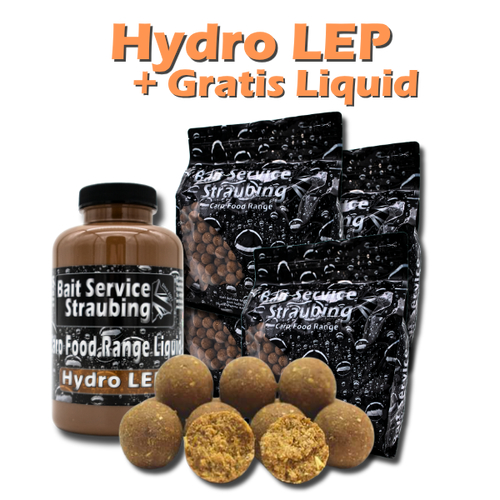 Big Deal - 20 kg Hydro LEP Boilie f�r 9,49 &euro; / Kg + Gratis Liquid