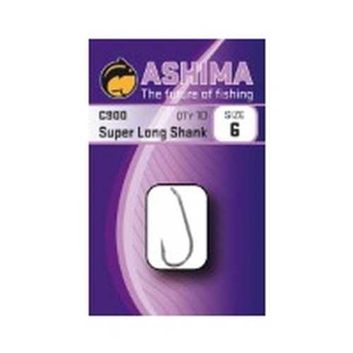 Ashima C 900 Super Long Shank (D-Rig Hook)