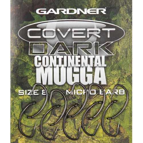 Gardner - Covert Dark Continental Mugga Hook Gr. 2, 4, 6 und 8