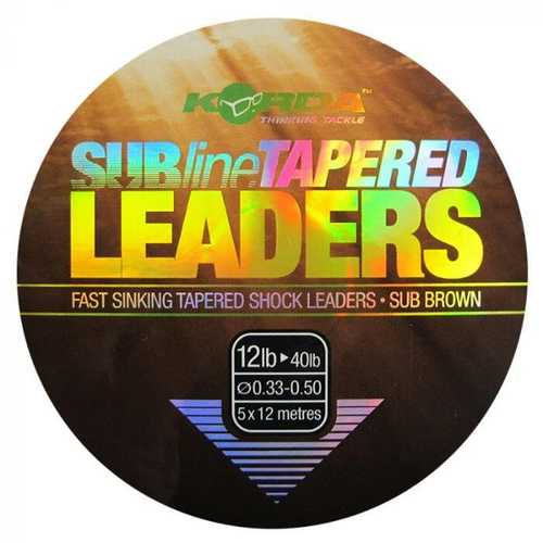 Korda SUBline Tapered Leaders