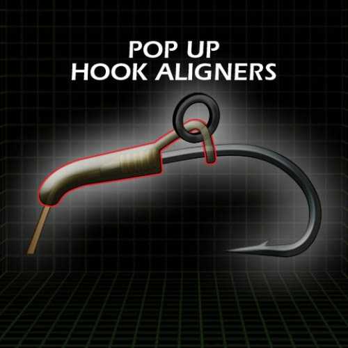 Gardner - Covert Pop Up Hook Aligner Large - Brown, Green und Silt