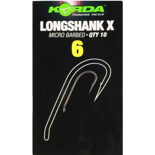 Korda - Longshank X Größe 2, 4, 6, 8 und 10