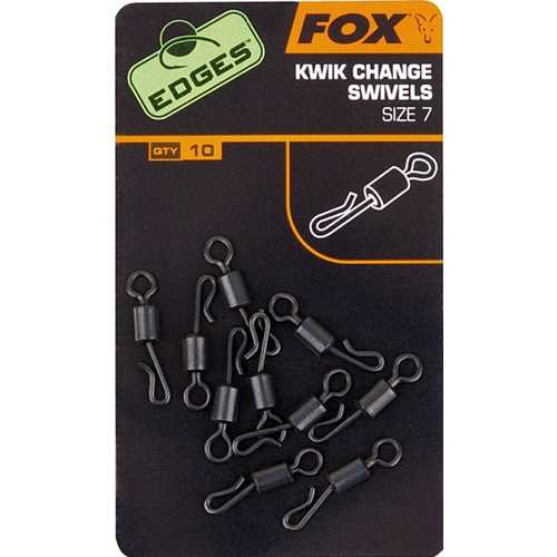 FOX Edges - Kwik Change Swivels Size 7