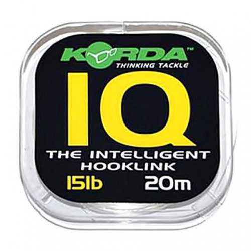 Korda - IQ The Intelligent Hooklink 10lb, 15 lb, 20 lb und 25 lb - 20  m