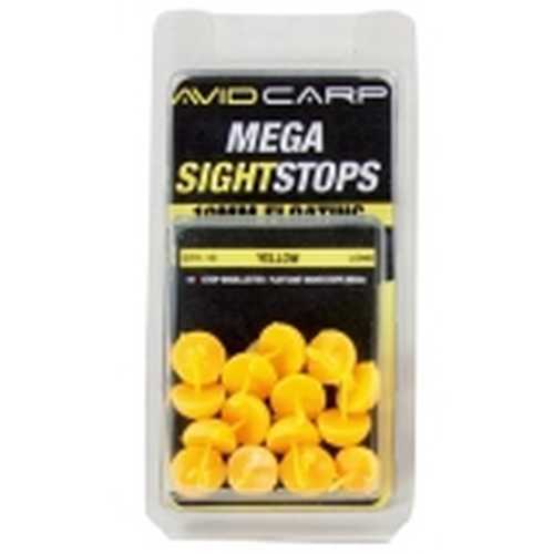Avid Carp Sight Stops-Long-Yellow