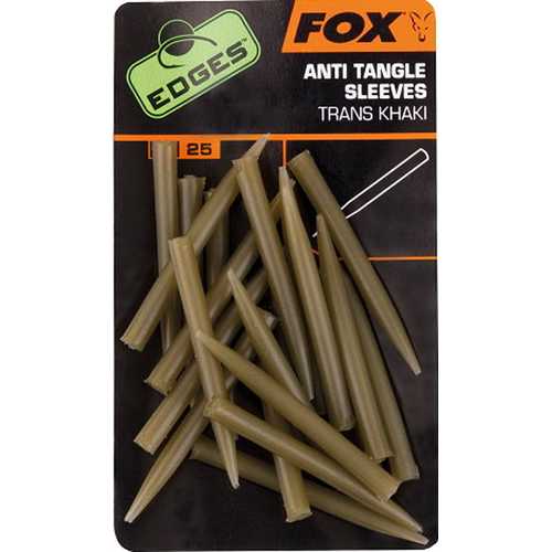 FOX  Edges - Anti Tangle Sleeves Trans Khaki