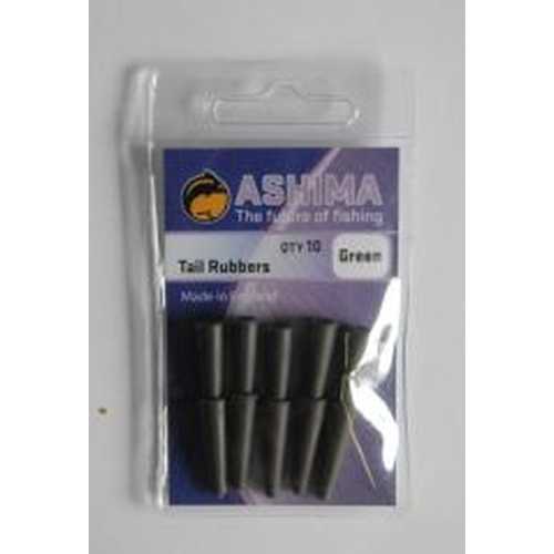 Ashima Tail Rubbers Dark Green 10 Stück