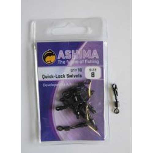 Ashima Quick-Lock Swivels Size 8/10 Stück