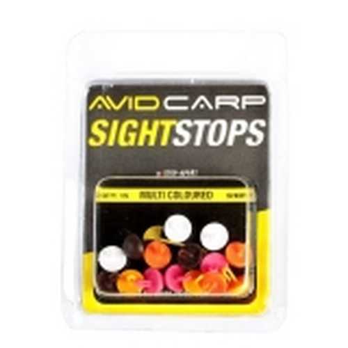 Avid Carp Sight Stops-Long-Yellow