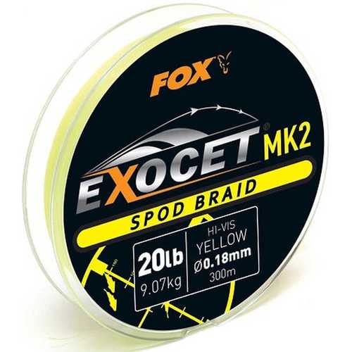 FOX Exocet - MK2 Spod Braid Hi - Vis Yellow 0,18 mm/20 lb...
