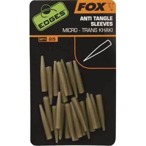 FOX Edges - Anti Tangle Sleeves Micro Trans Khaki