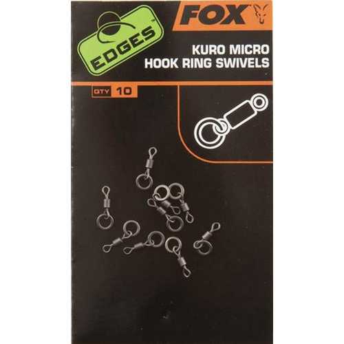 FOX Edges - Kuro Micro Hook Ring Swivels
